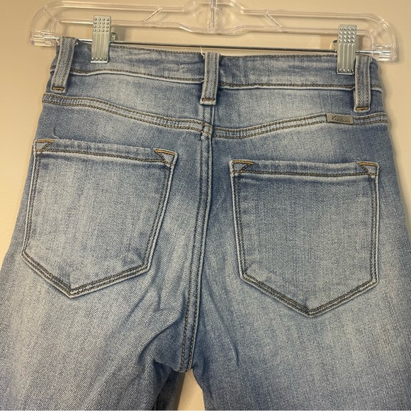 KanCan Medium Blue Ripped Cropped Jeans - Picture 10 of 10